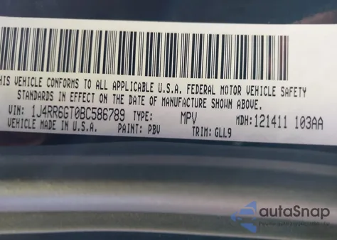 2011 Jeep Grand Cherokee Overland from USA, damaged, VIN 1J4RR6GT0BC586789